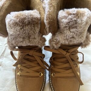 JLo faux fur boots